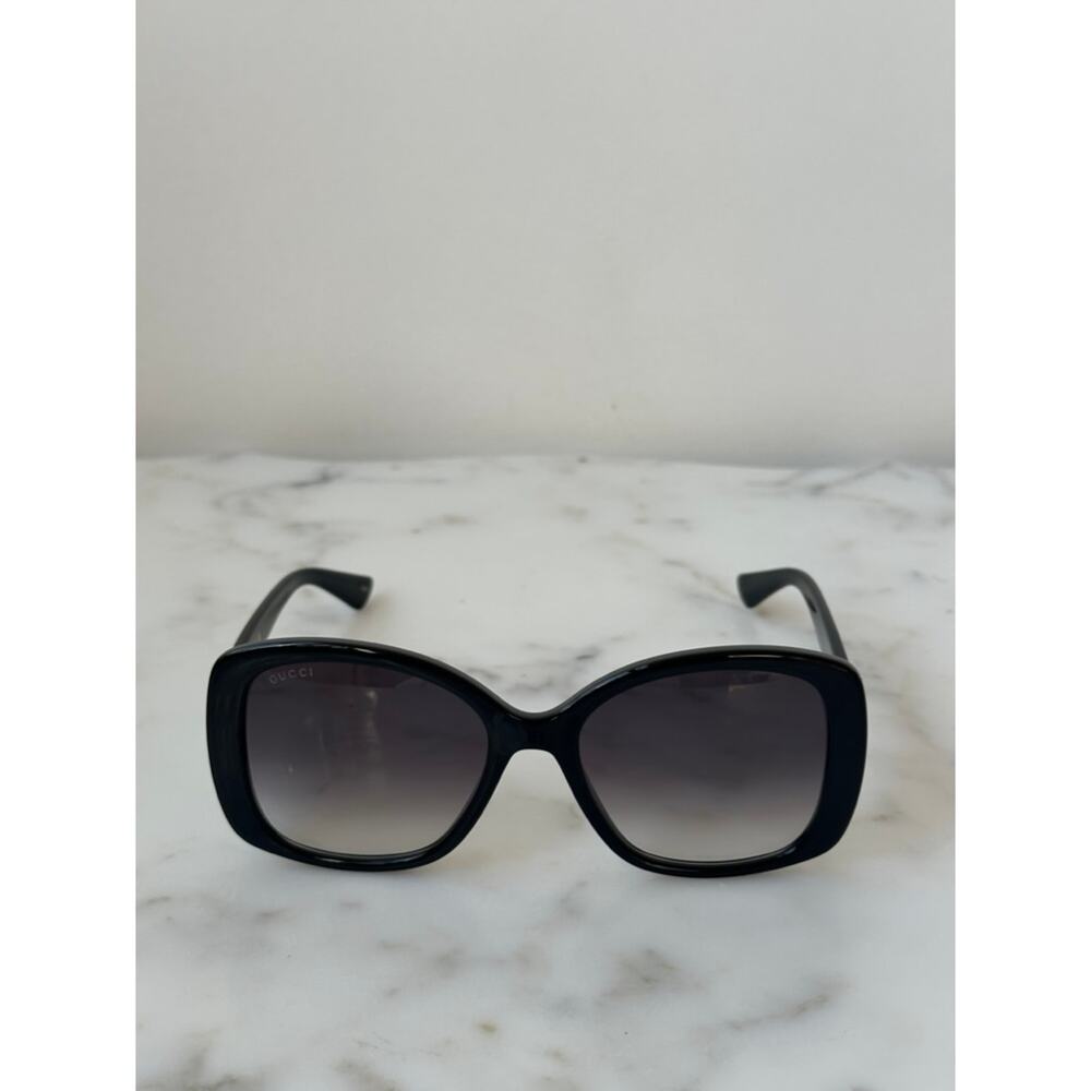 NEW Gucci GG0762S Black Butterfly Sunglasses with Marmont Logos - Picture 3 of 9